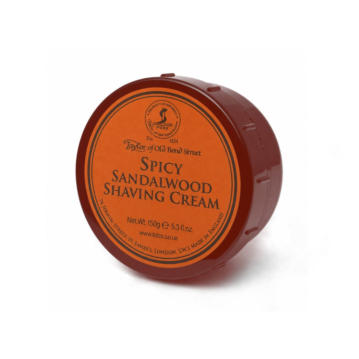 Taylor of Old Bond Street Spicy Sandalwood Shaving Cream Bowl 5.3oz