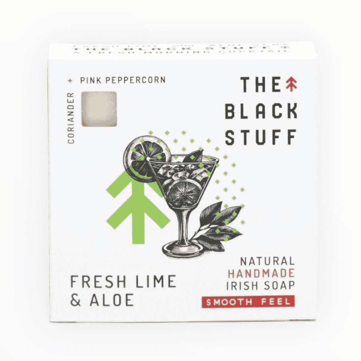 The Black Stuff Fresh Aloe and Lime Bar Soap 5oz
