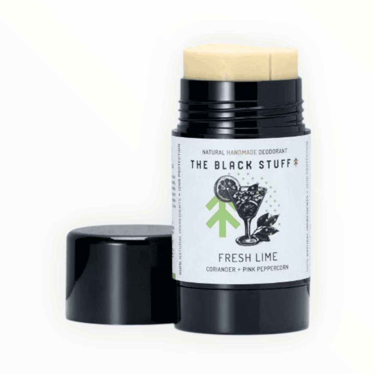 The Black Stuff Fresh Lime Natural Deodorant 2.8oz