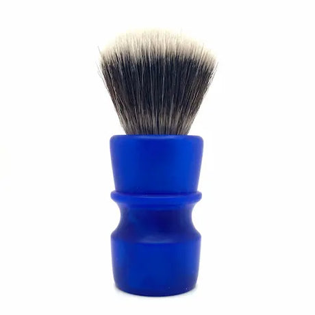 TRC - Blue No.4 - 26mm Synthetic AK7 Fan Knot - Resin Handle - Shaving Brush