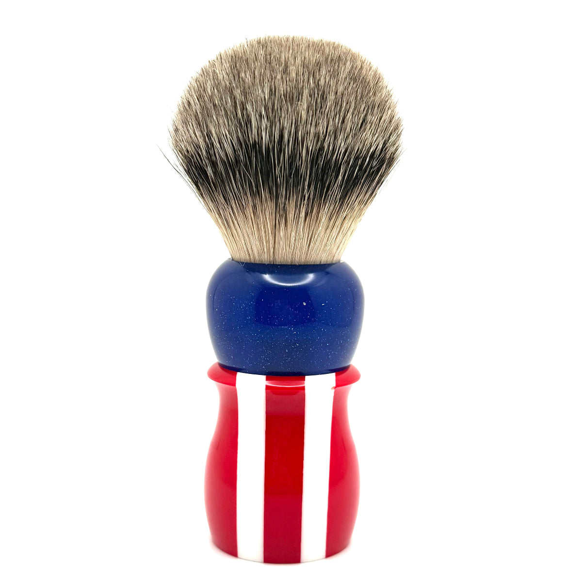 TRC Freedom Manchurian Silvertip Knot Resin Handle Shaving Brush