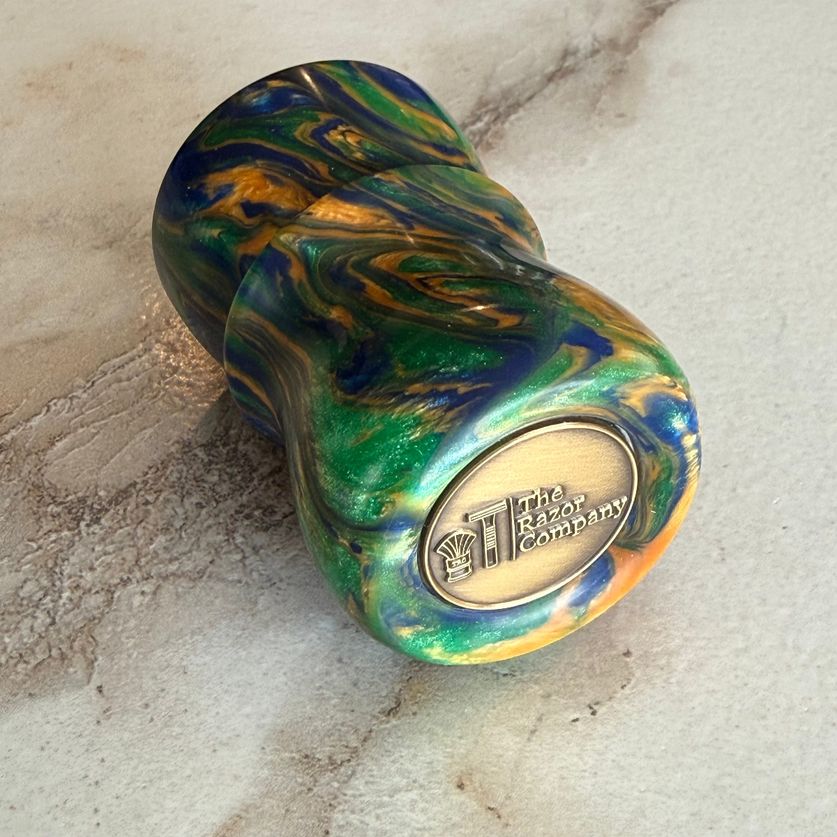 TRC Gilded Ocean 26mm Resin Shaving Brush Handle Only