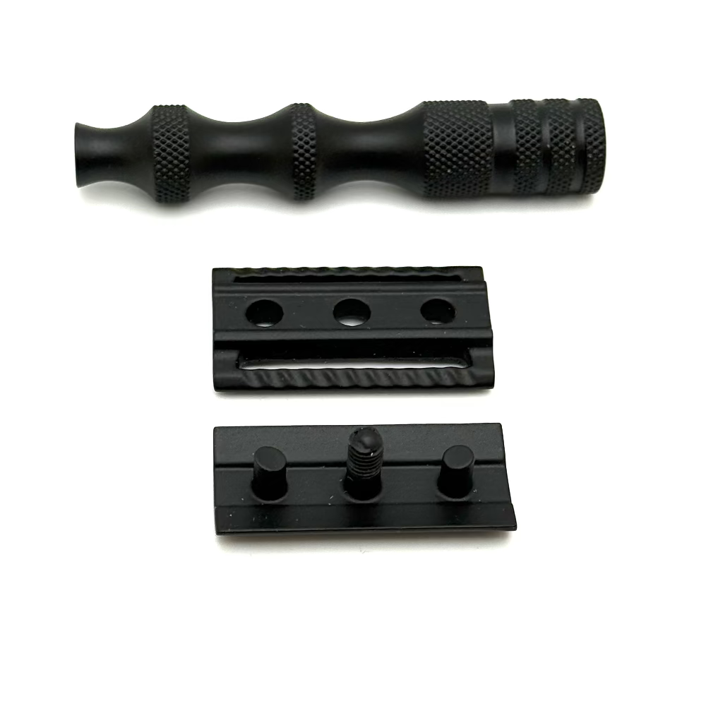 TRC Matte Black 52B Double Edge Safety Razor