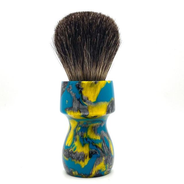 TRC Stormbreaker 26mm Chocolate Doughknot Bulb Knot Resin Handle Shaving Brush