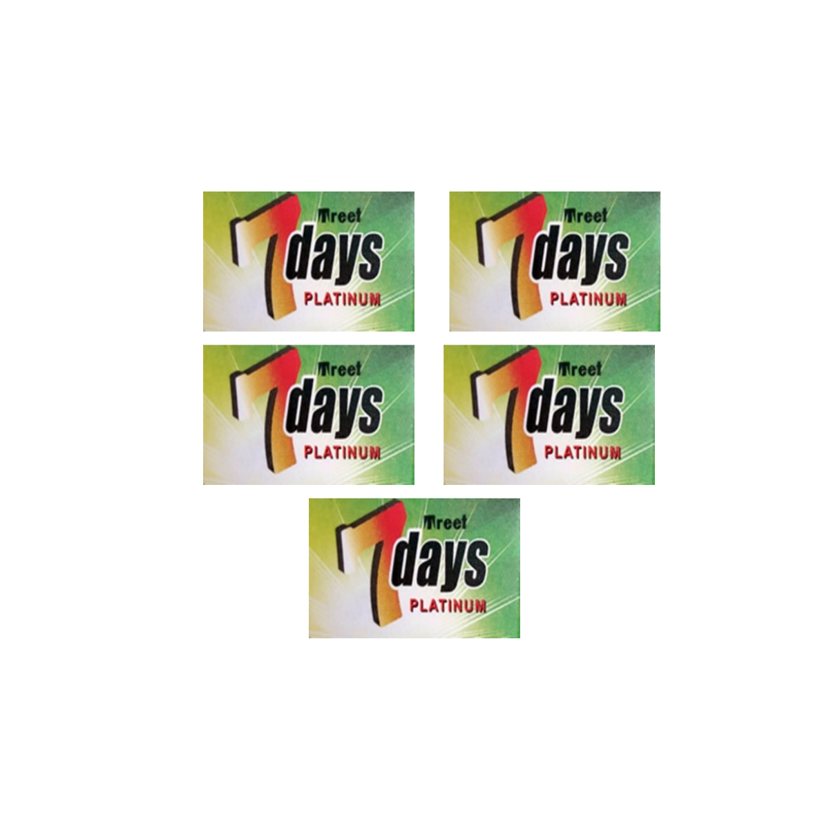 Treet 7 Days Platinum Double Edge Razor Blades