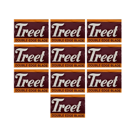 Treet - Carbon Steel "Black Beauties" Double Edge Razor Blades
