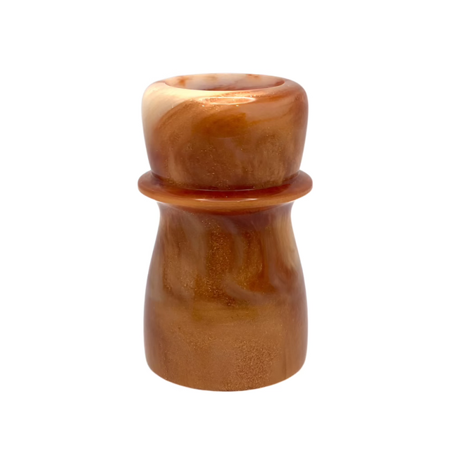 Turning By Tanz 26mm Shaving Brush Handle Copper Swirl