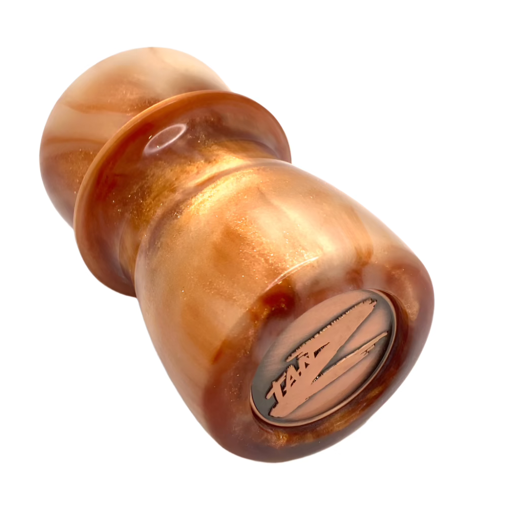 Turning By Tanz 26mm Shaving Brush Handle Copper Swirl