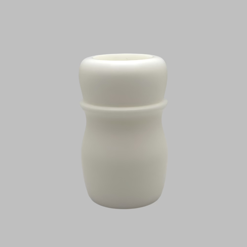 Turning By Tanz 26mm Shaving Brush Handle Matte Opaque White