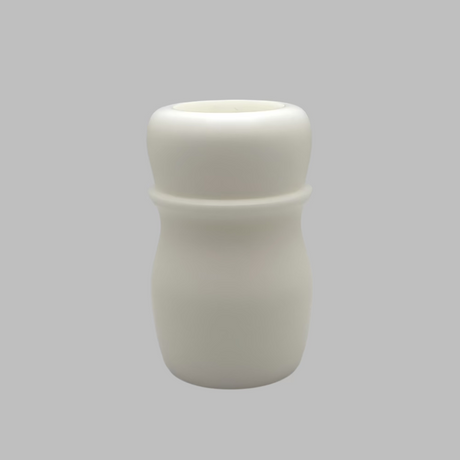 Turning By Tanz 26mm Shaving Brush Handle Matte Opaque White