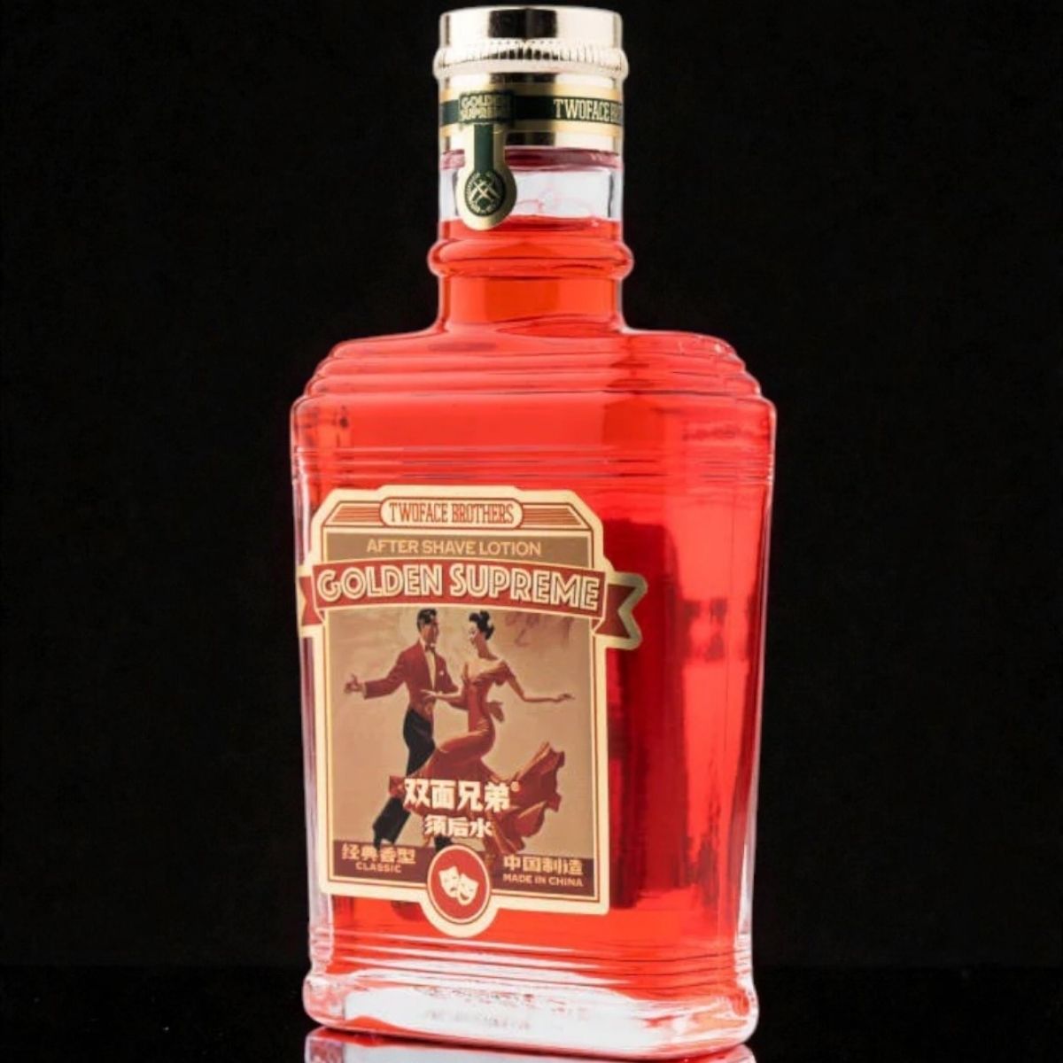 TwoFace Brothers Golden Supreme Aftershave Splash Classic 100ml