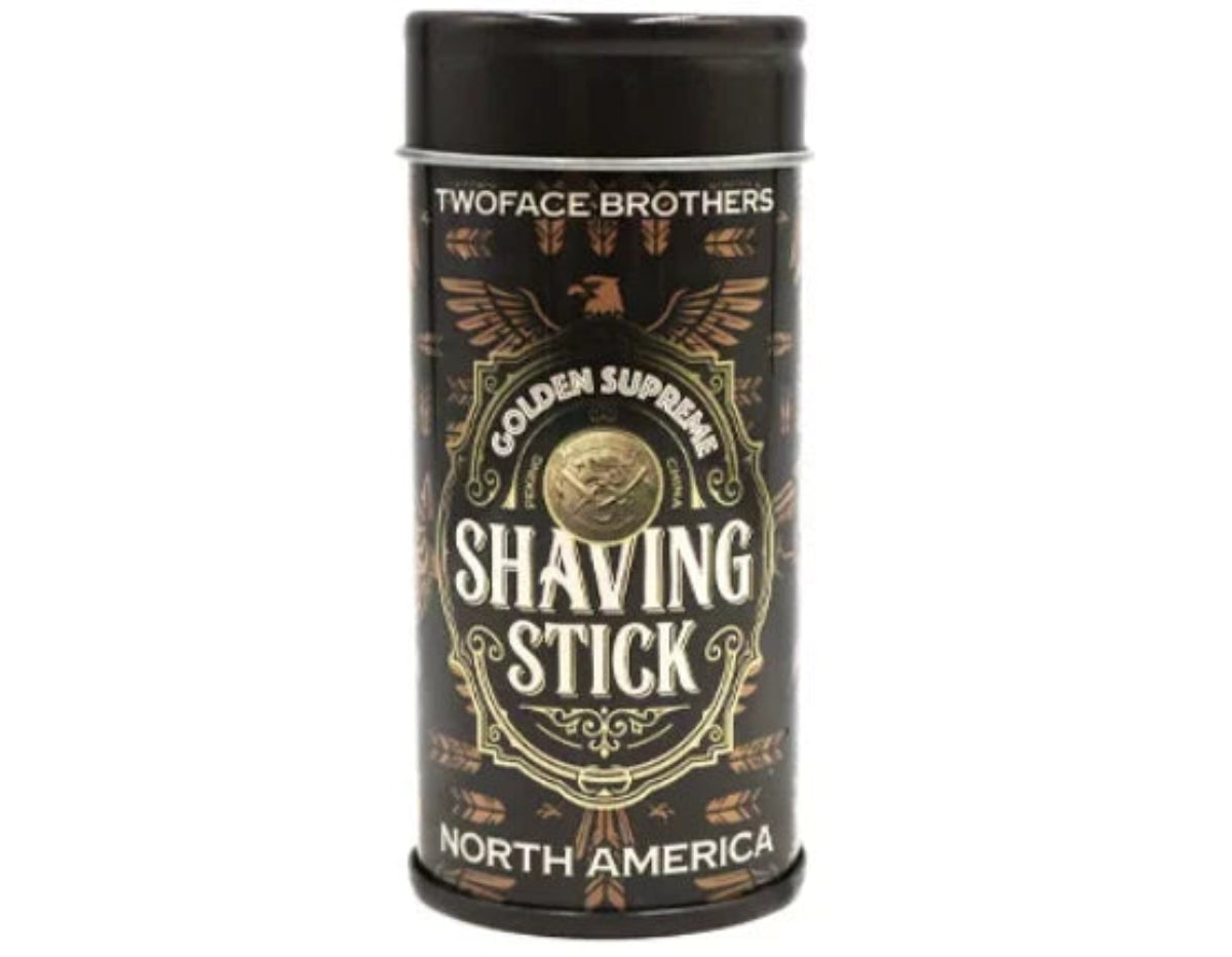 TwoFace Brothers Golden Supreme Shaving Stick North America 1.5oz
