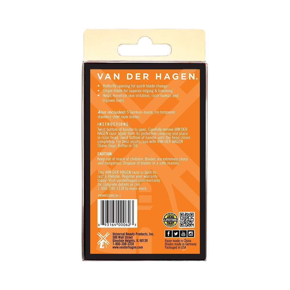 Van Der Hagen Traditional Safety Razor 85mm