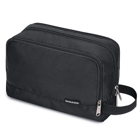 Wandf - Shaving and Grooming Travel Dopp Kit - Pure Black