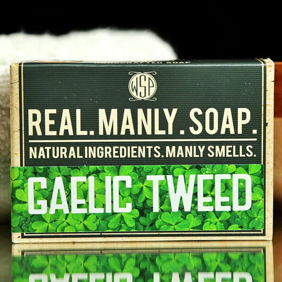 Wet Shaving Products Gaelic Tweed Bar Soap
