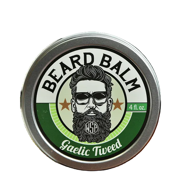 Wet Shaving Products Gaelic Tweed Beard Balm 4oz.
