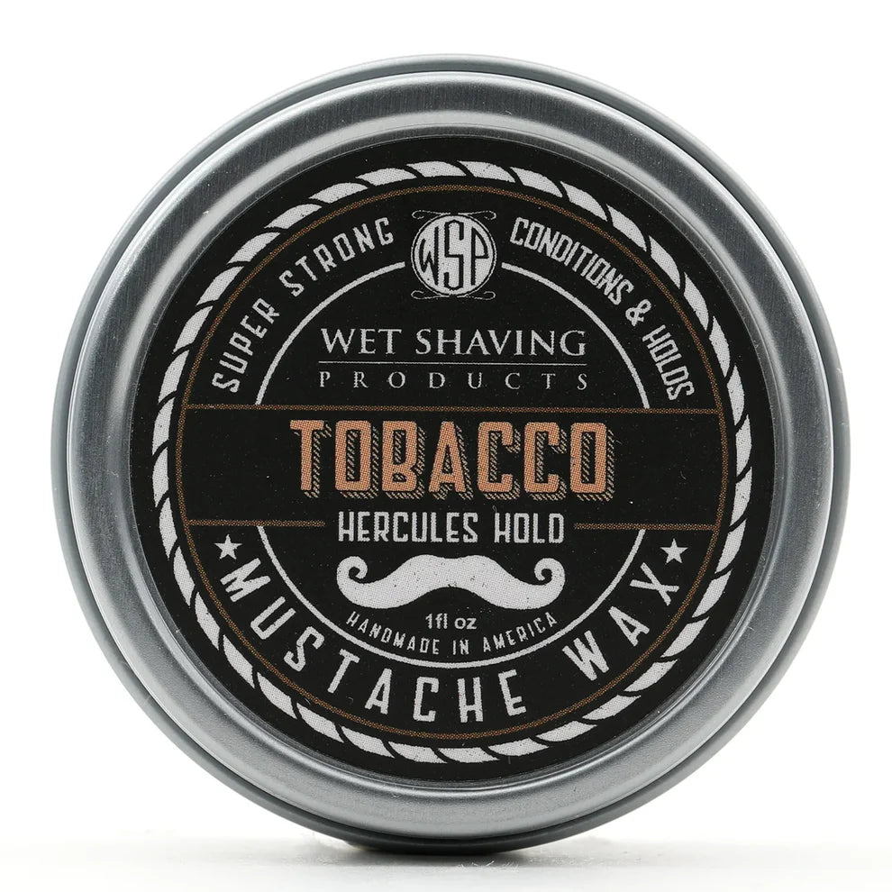 Wet Shaving Products Mustache Wax Hercules Hold Tobacco