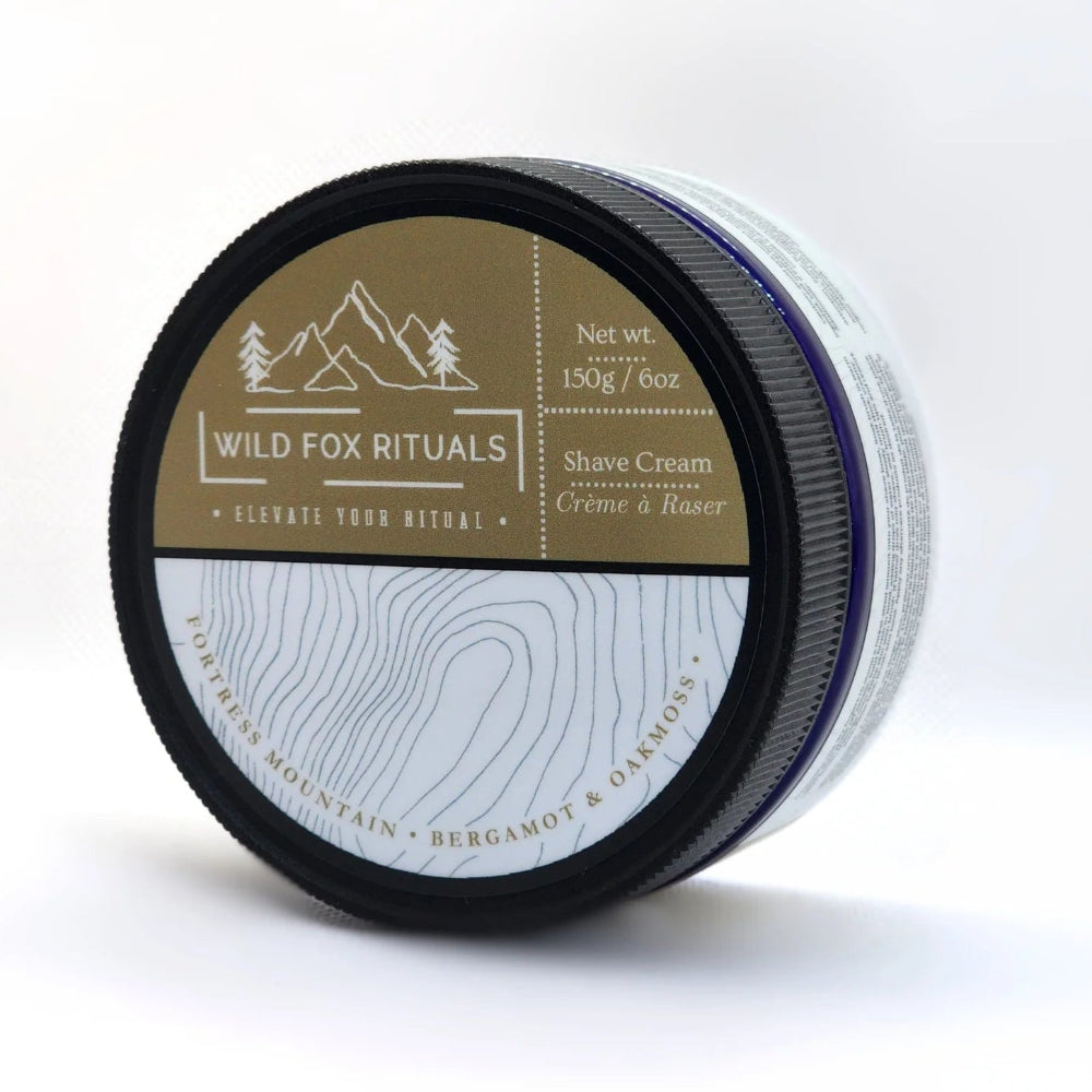 Wild Fox Rituals Bergamot & Oakmoss Shave Cream 6oz