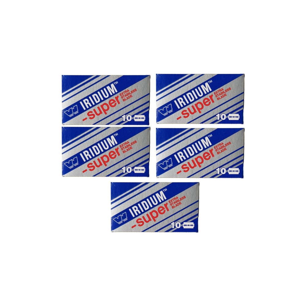 Wizamet - Super Iridium Stainless Double Edge Razor Blades