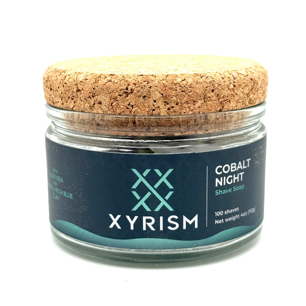 XYRISM Cobalt Night Shave Soap 4oz