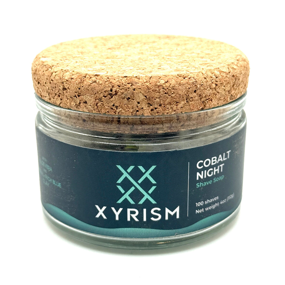 XYRISM Cobalt Night Shave Soap 4oz