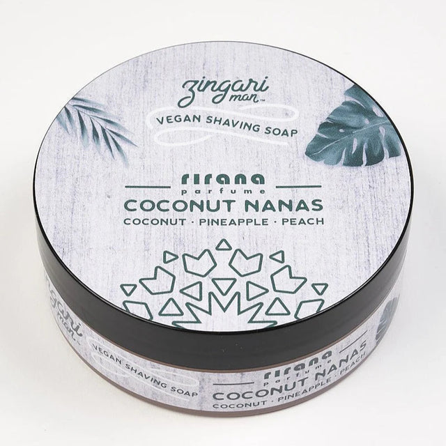 Zingari Man Coconut Nanas Shave Soap 4oz