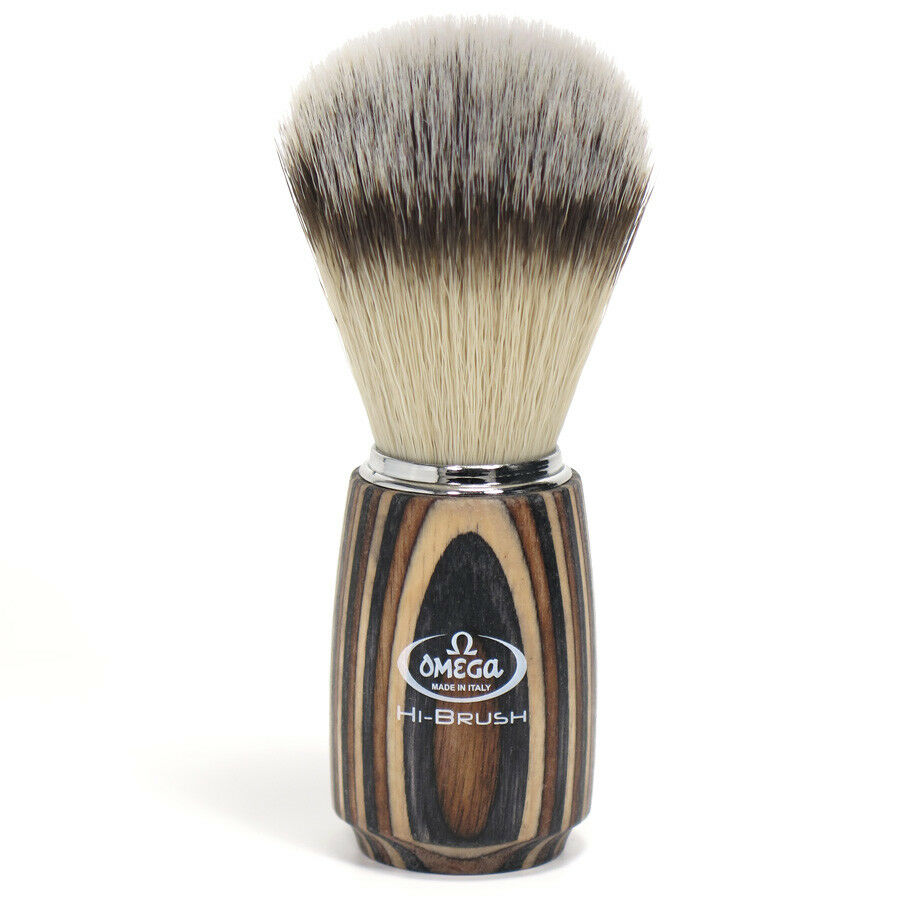 Omega Premium Hi-BRUSH Synthetic Fiber Shave Brush 0146751
