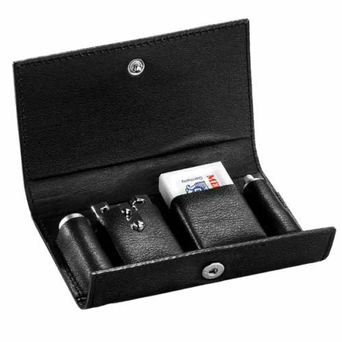 Merkur Solingen 46C Double Edge Safety Razor w/ Leather Case