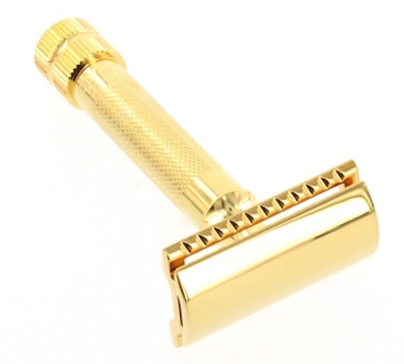 Merkur 34G Straight Bar HD Gold Safety Razor