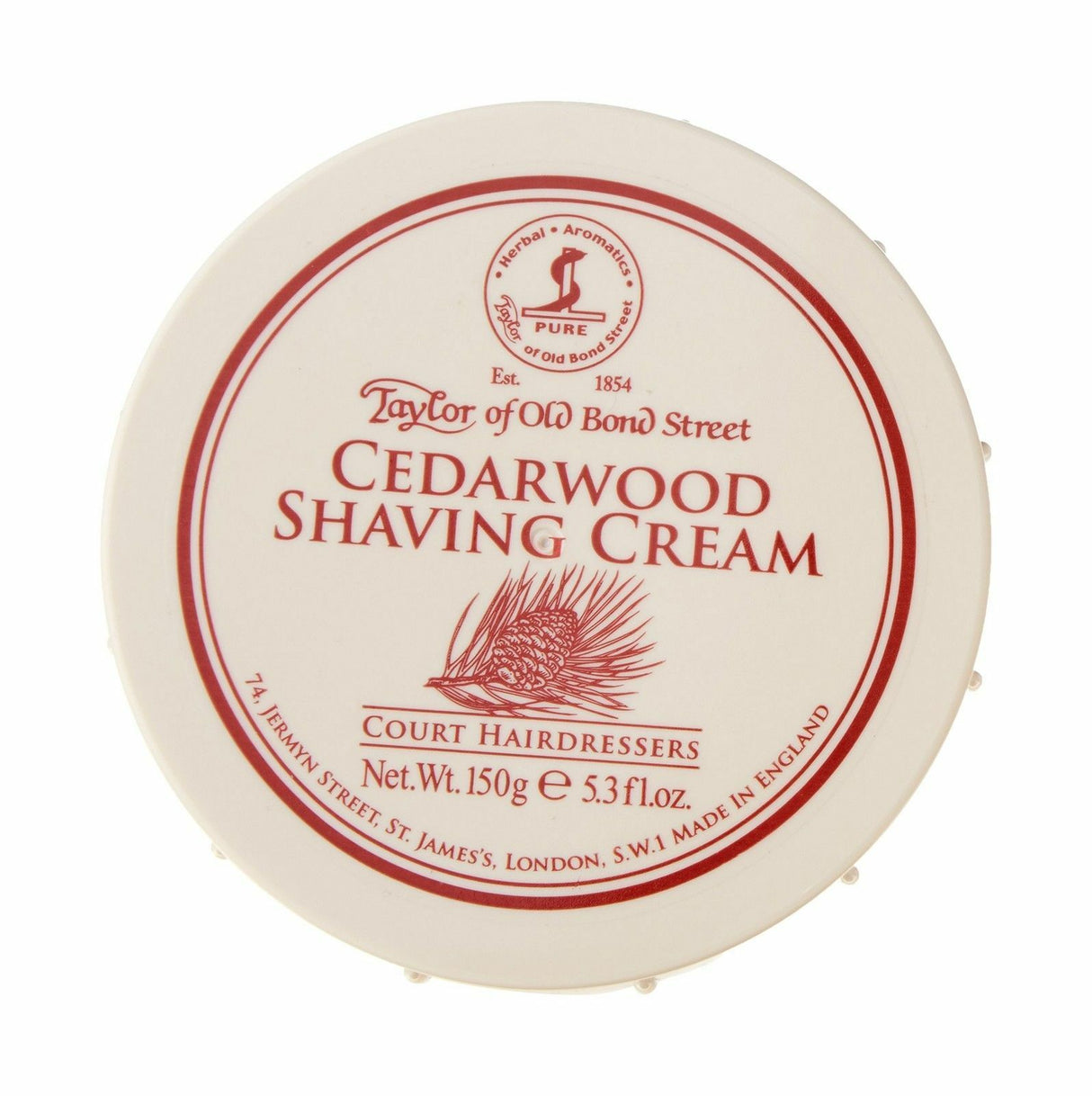 Taylor of Old Bond Street - Cedarwood Shaving Cream - 5.3oz