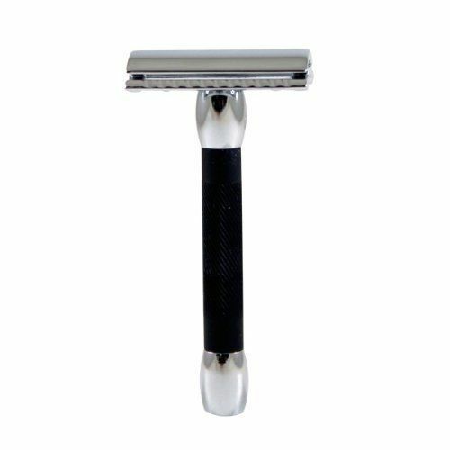 Merkur 30c Double Edge Safety Razor Chrome & Black Handle