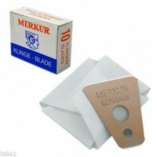 Merkur 908 Blades for #907 Razor Pack of 10-Blades - For Beard Detailing Razor