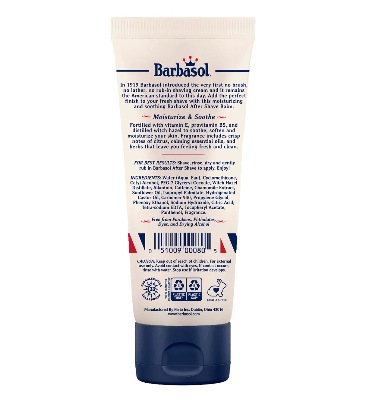 Barbasol - 1919 After Shave Balm - 3 Ounces