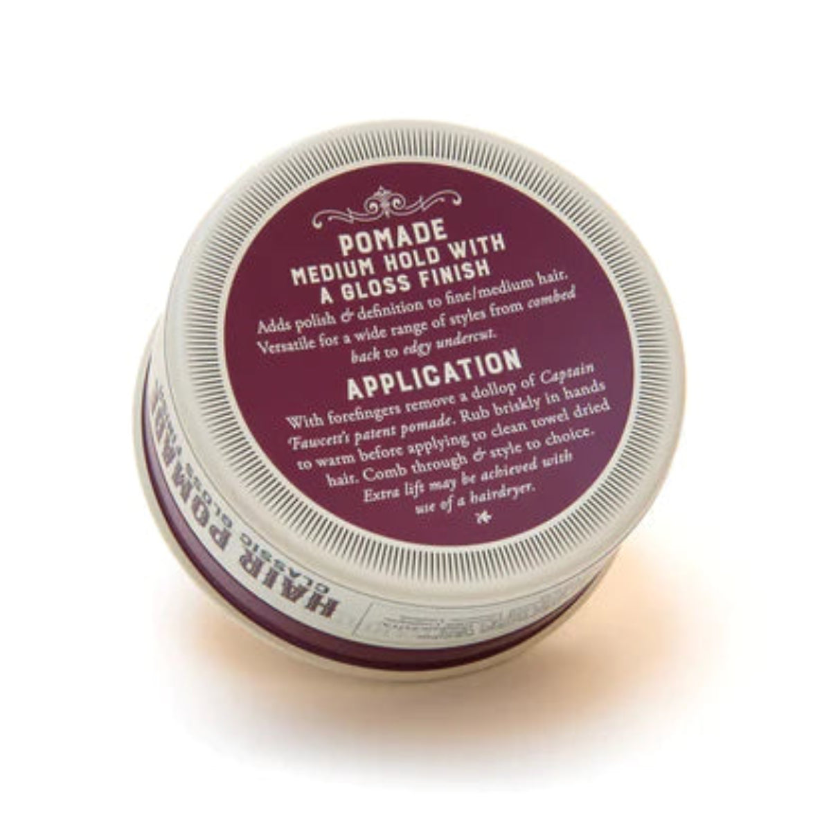 Captain Fawcett Classic Burgundy Pomade 100ml 3.4oz