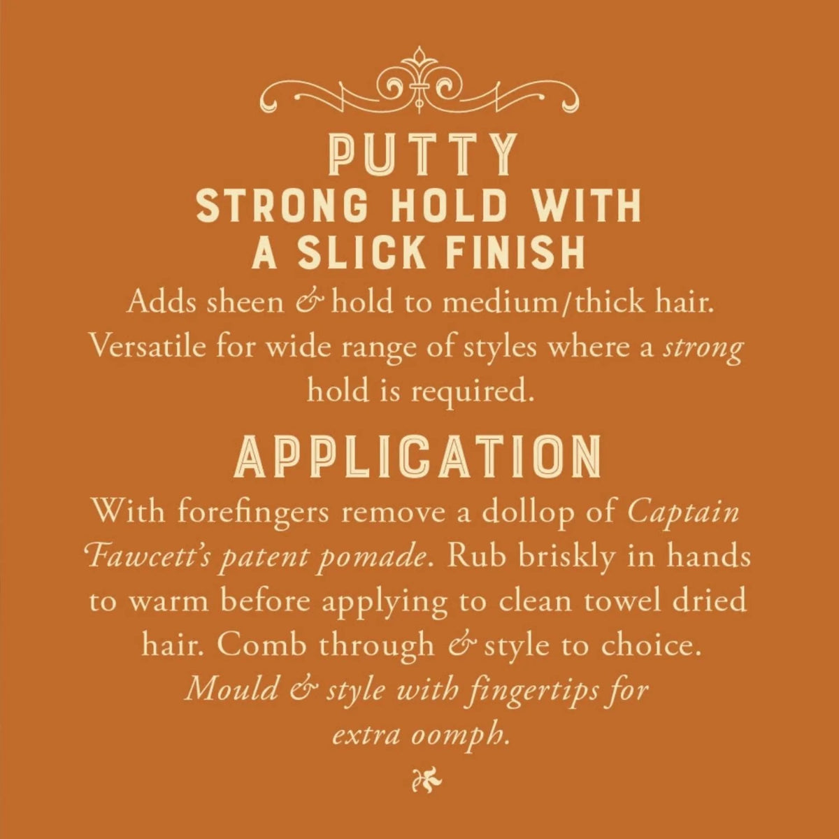 Captain Fawcett Putty Ochre Pomade 100ml 3.4oz