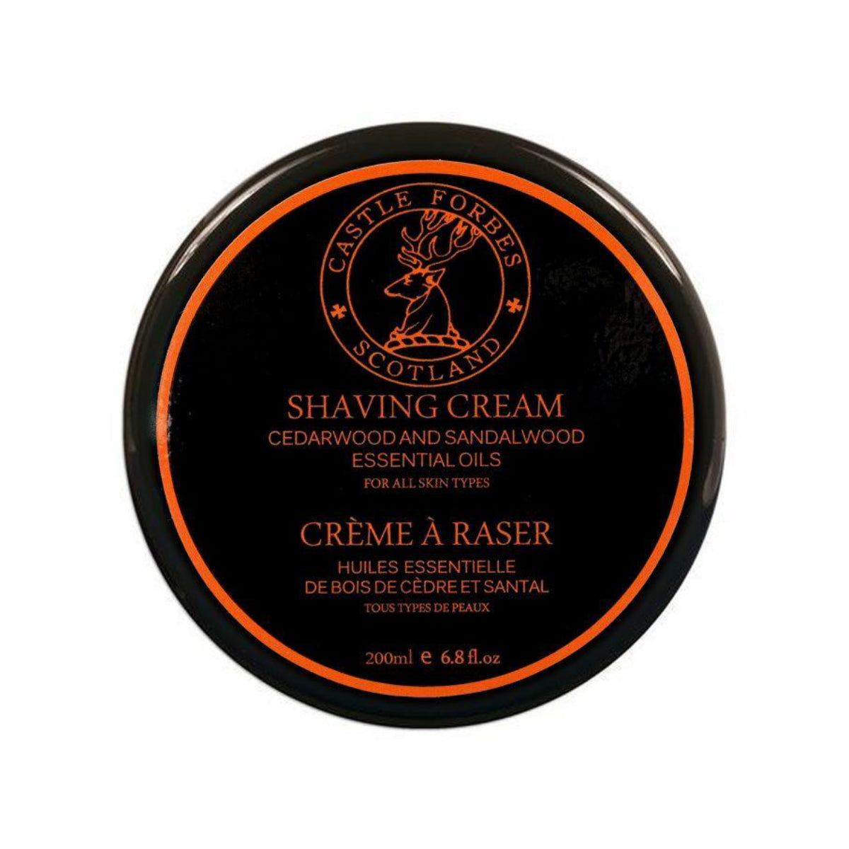 Castle Forbes Cedar and Sandalwood Shaving Cream 6.8oz