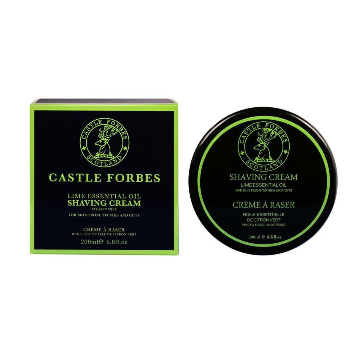 Castle Forbes Lime Essential Oil Shaving Cream 6.8oz