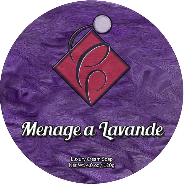 Catie's Bubbles - Menage a Lavande - Luxury Cream Soap 4oz