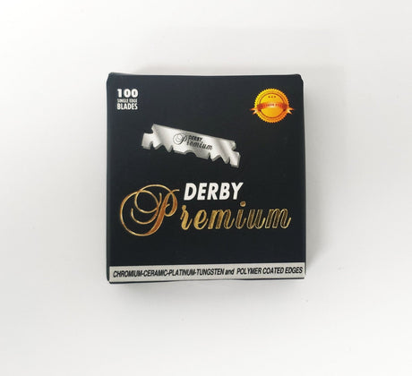 Derby - 100 Saloon Style Blades - Single Edge Premium Razor Blades