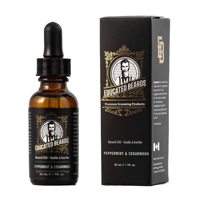 Educated Beards - Beard Oil - Peppermint Cedarwood