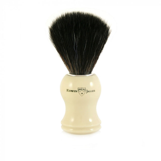 Edwin Jagger 21P37  Synthetic Fiber Shaving Brush Ivory
