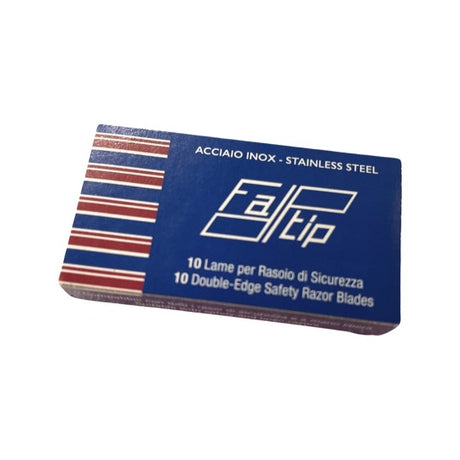 Fatip - Stainless Steel Double Edge Razor Blades - Pack of 10 Blades