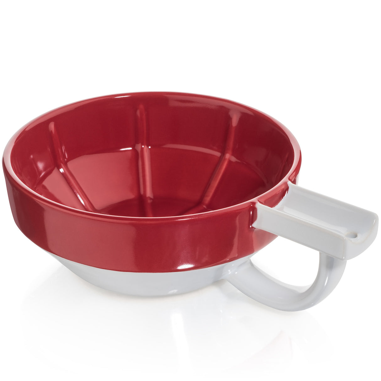 Fine Accoutrements - Lather Bowl - Red & White
