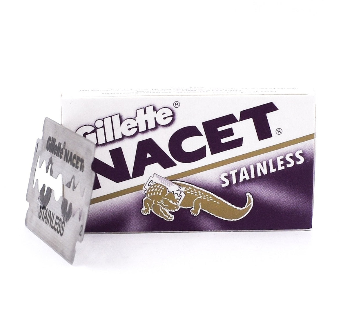 Gillette Nacet Stainless Double Edge Safety Razor Blades