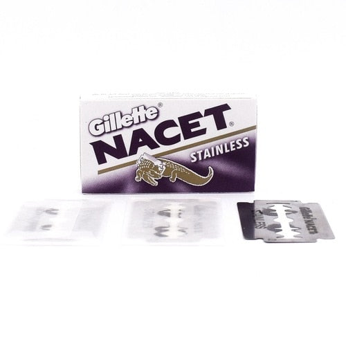 Gillette Nacet Stainless Double Edge Safety Razor Blades