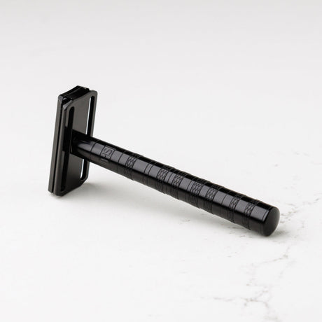 Henson Shaving AL13 Jet Black Aluminum Double Edge Safety Razor