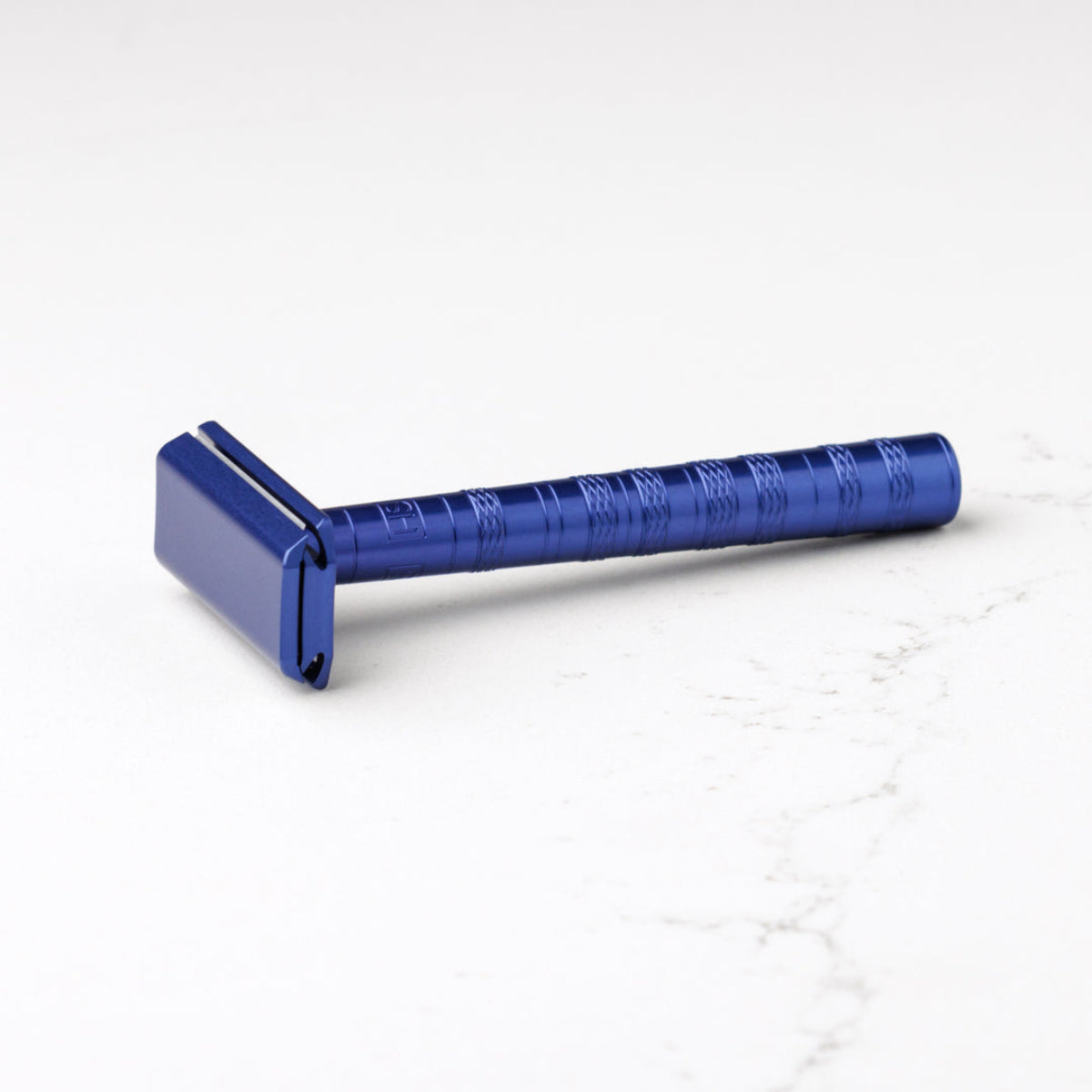 Henson Shaving AL13 Steel Blue Aluminum Double Edge Safety Razor
