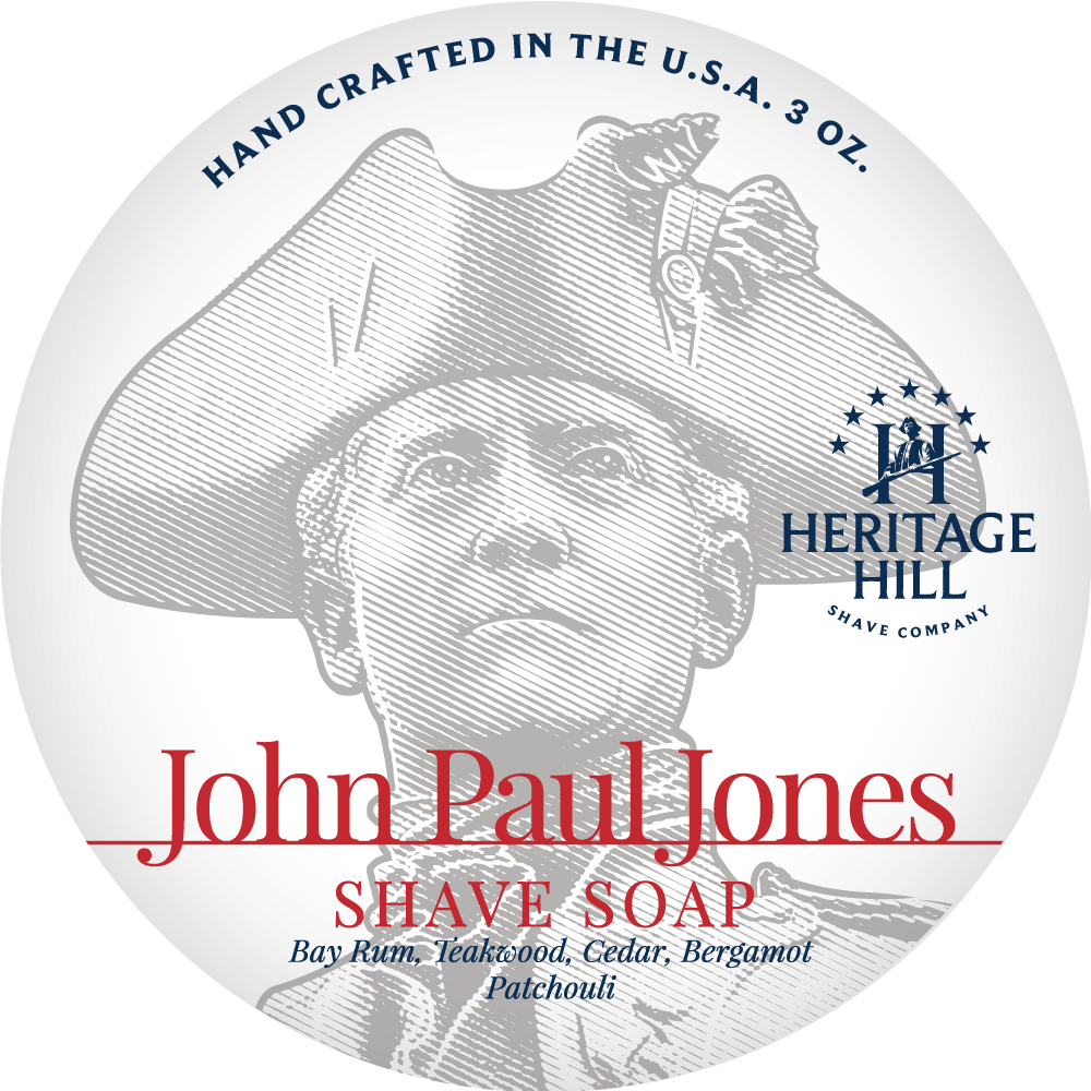 Heritage Hill Shave Company - John Paul Jones - Shave Soap - - 3oz