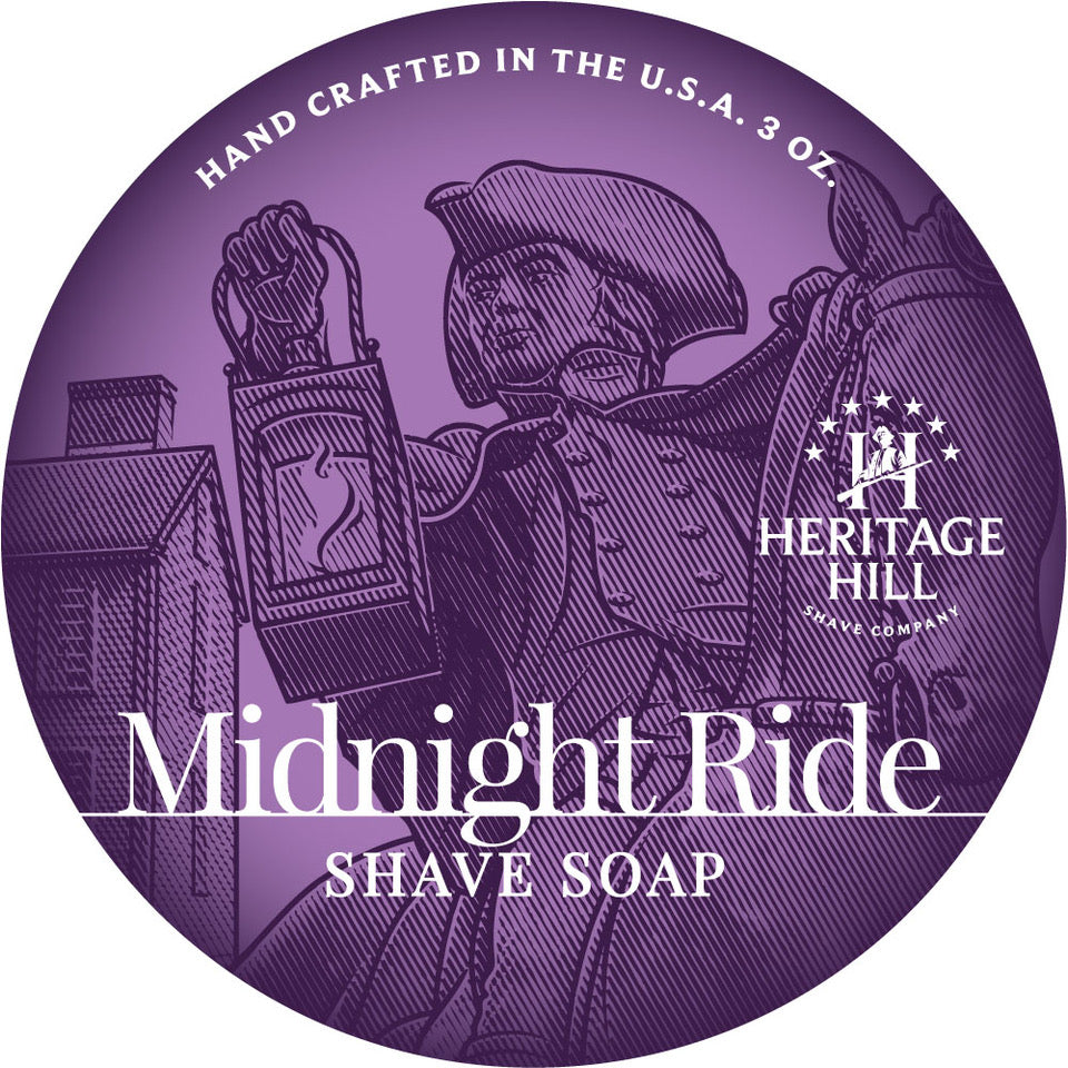 Heritage Hill Shave Company Midnight Ride Shave Soap 3oz