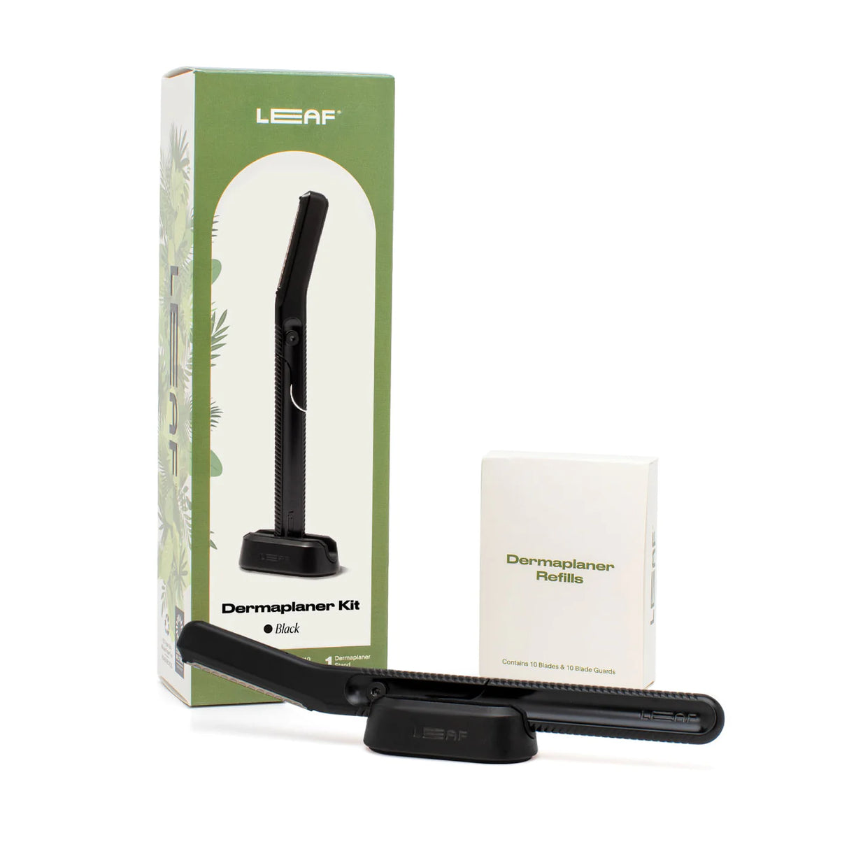 The Leaf - Black - Dermaplaner Kit